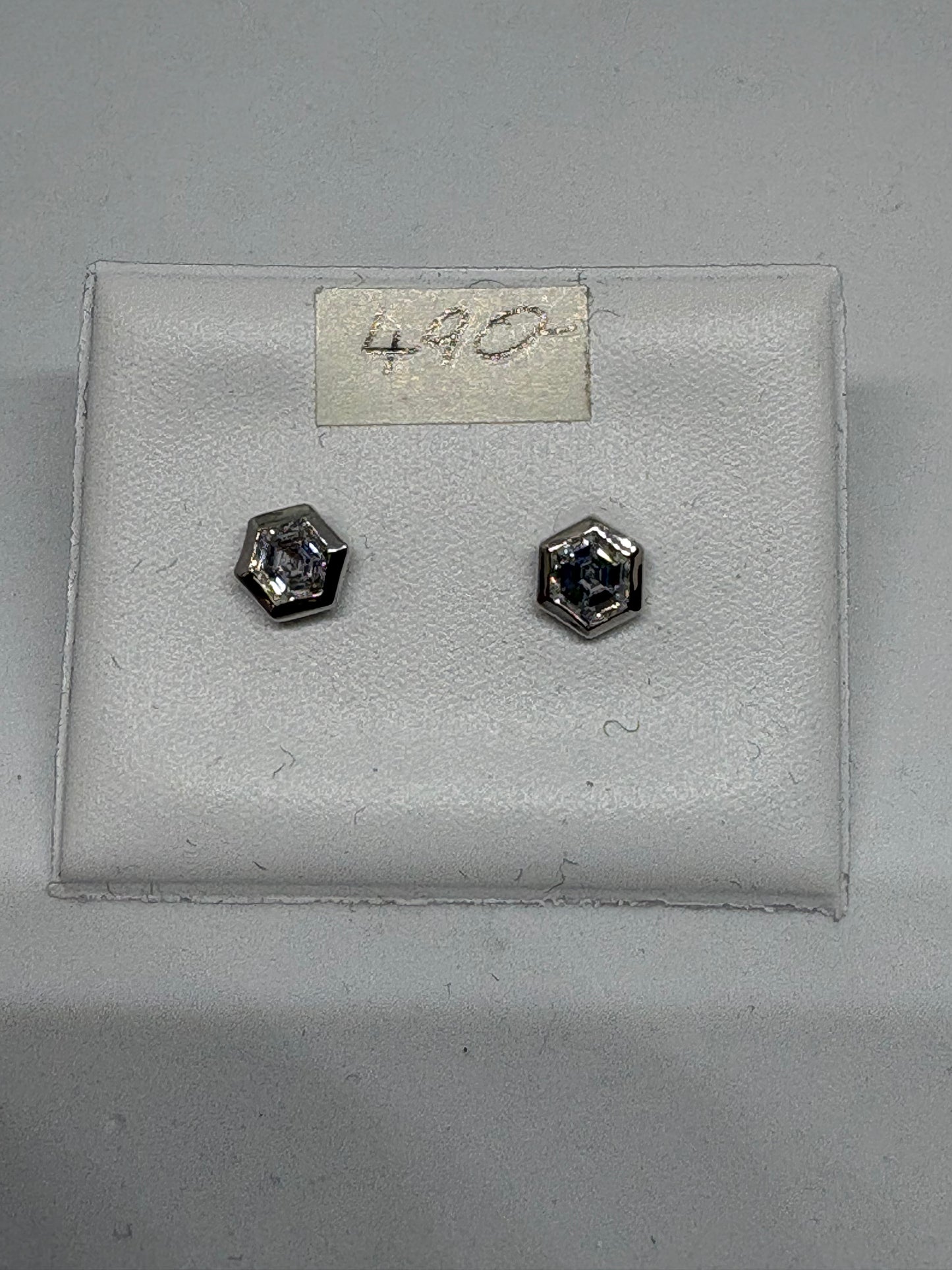 Lab grown diamond earrings