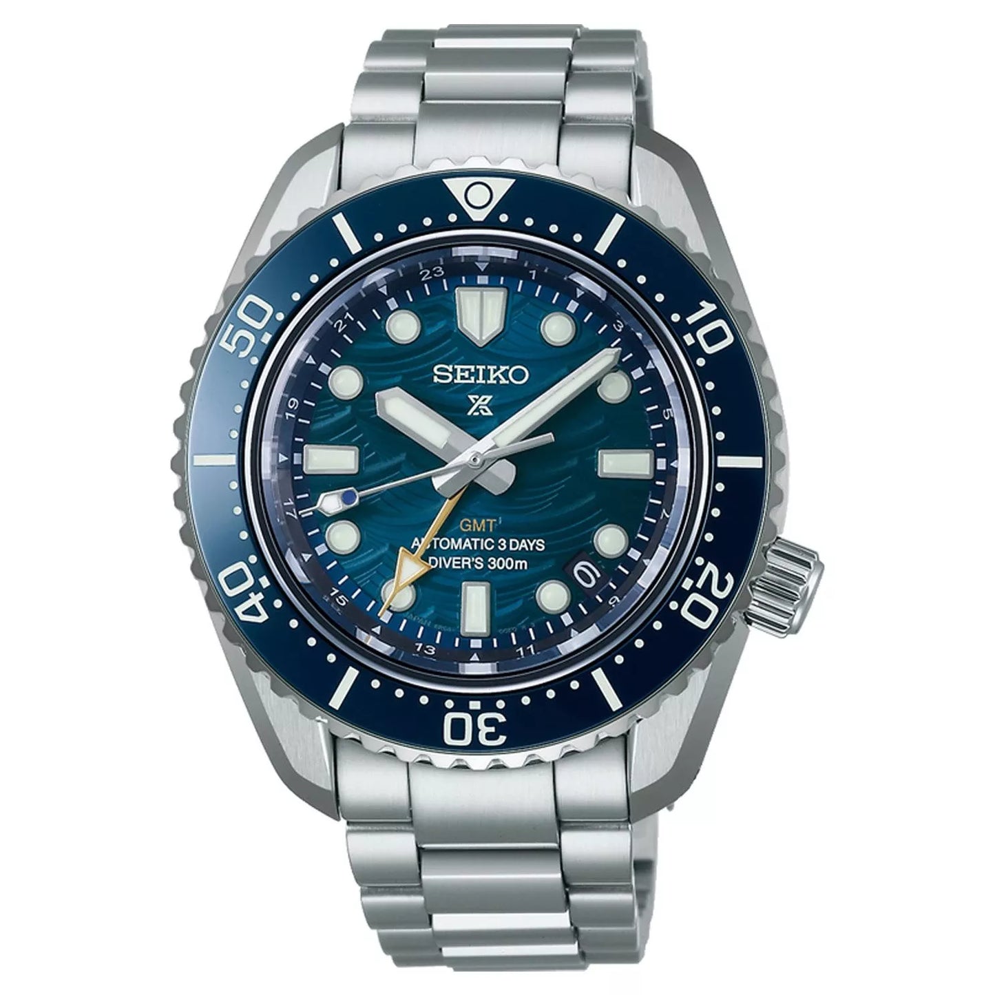 Seiko Prospex 1968 Reissue Heritage Diver's GMT Watch 42mm Automatic 300M 60th Anniversary Limited Edition SPB509J1