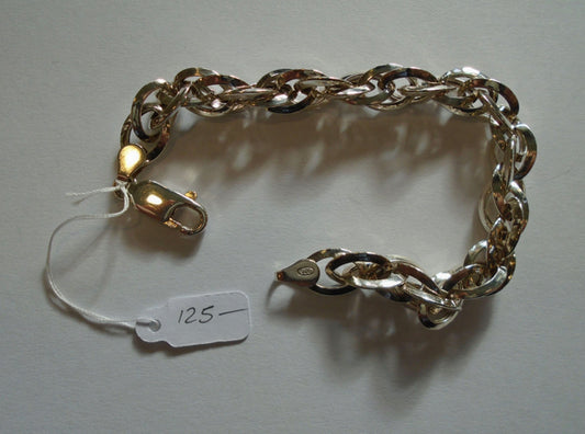 Ladies silver chain bracelet image 0