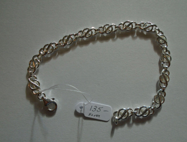 Ladies silver Celtic bracelet image 0