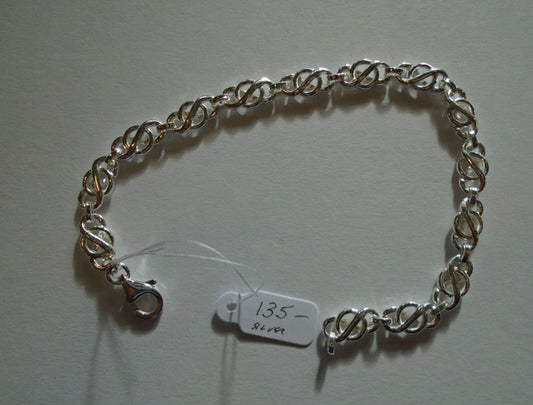 Ladies silver Celtic bracelet image 0