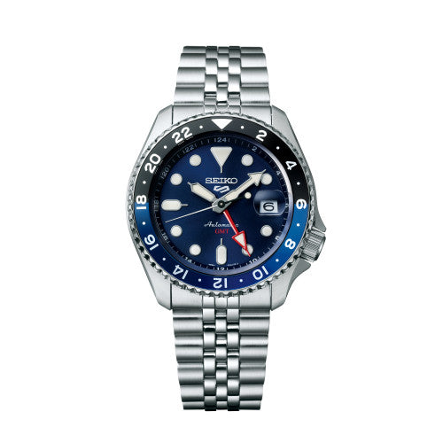 Seiko 5 Sports Style Automatic 'Batman Blueberry' SKX Re-Interpretation Watch SSK003K1 image 0