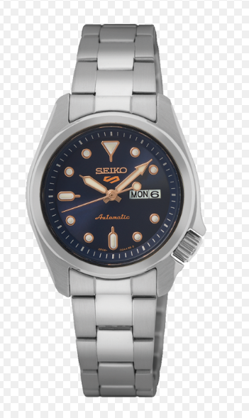 Seiko 5 Sports Compact Watch  28mm Automatic  Blue SRE003K1 image 0