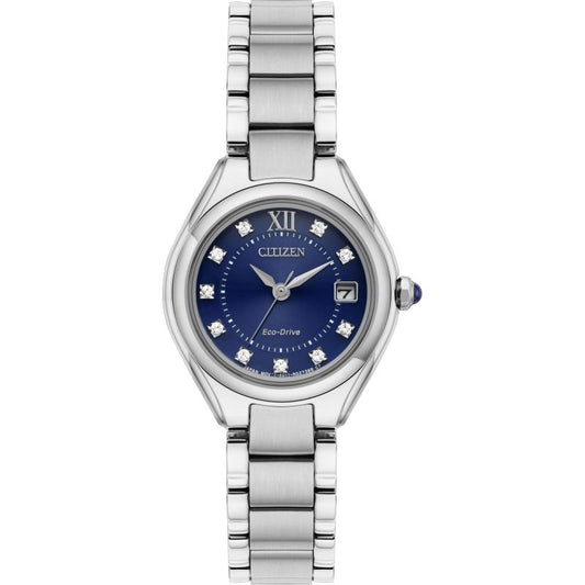 Ladies Citizen Silhouette Crystal Watch EW2540-83L image 0
