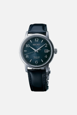 Men's Seiko Presage Cocktail  Blue Dial  Automatic Old Clock SRPE43J1 image 0