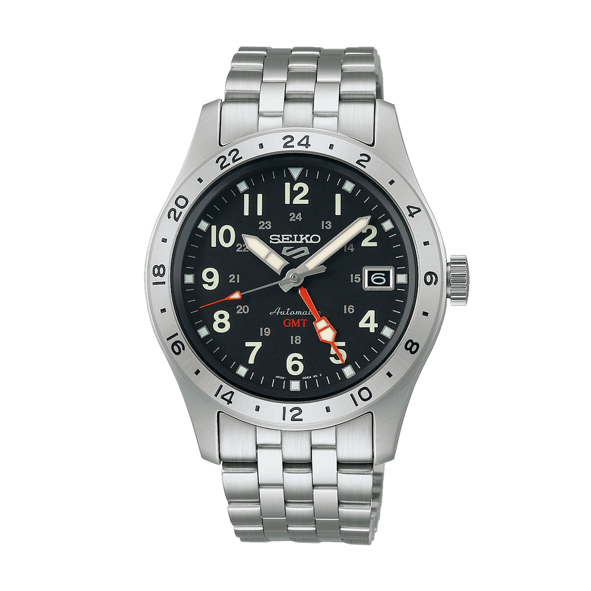 Seiko 5 Sports Field 'Deploy' Mechanical GMT Mens Watch SSK023K1 image 0